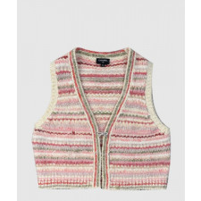 샤넬 프린트 니트 톱