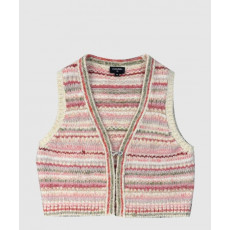 샤넬 프린트 니트 톱