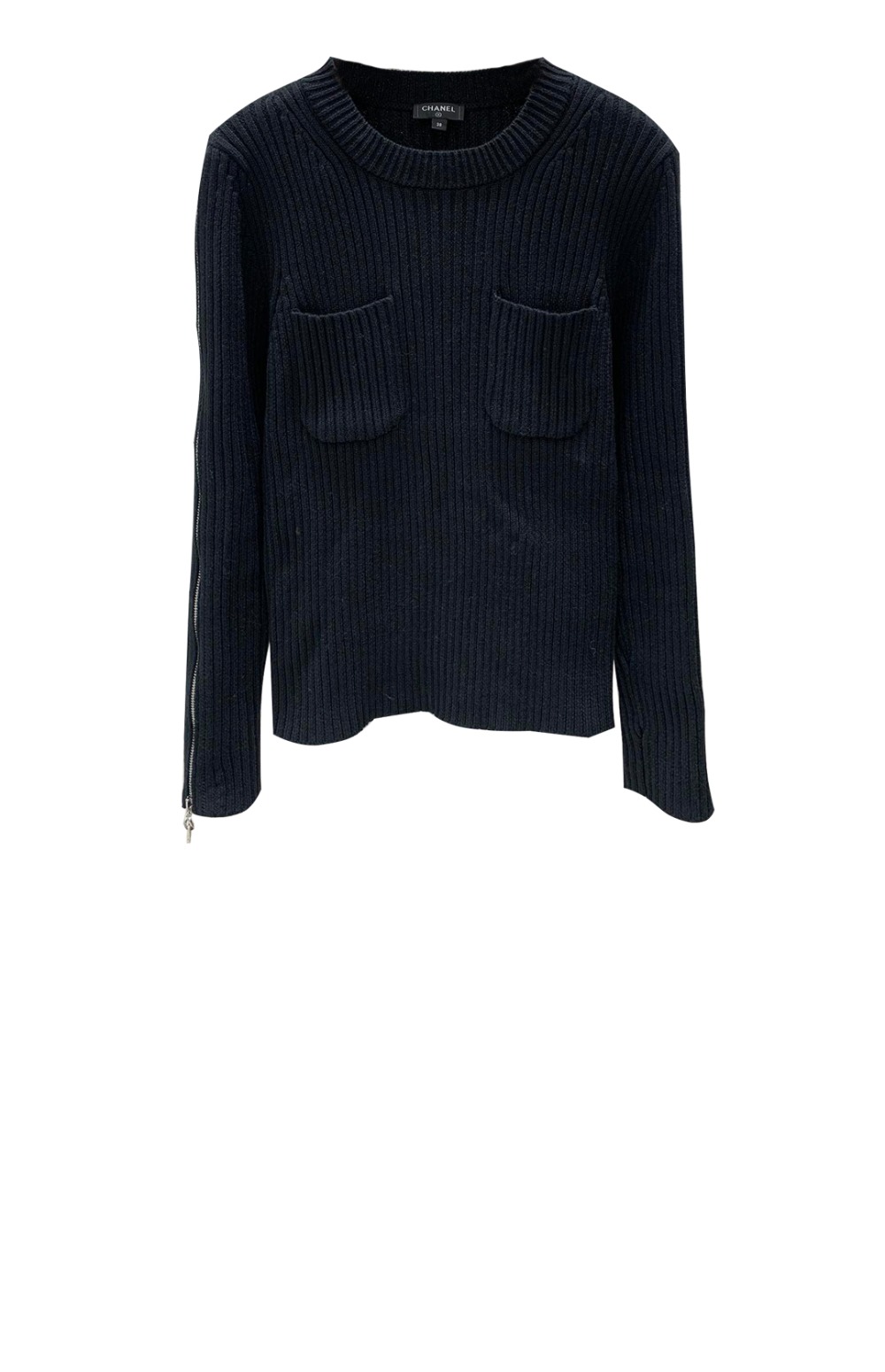 샤넬 프린트 니트 톱