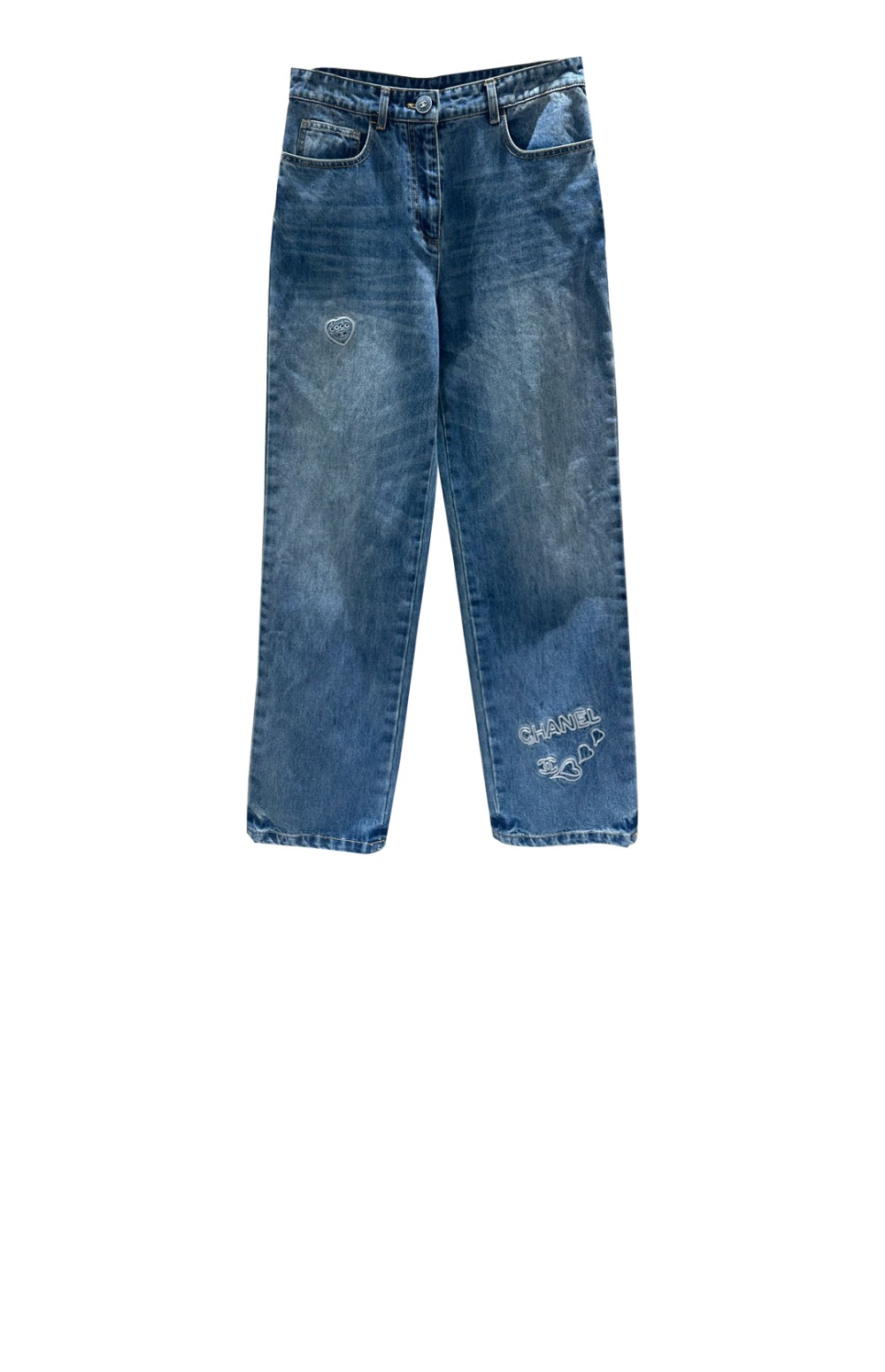 샤넬 데님 팬츠