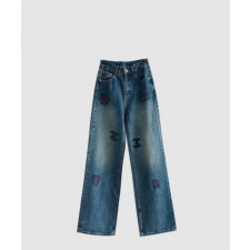 샤넬 데님 팬츠