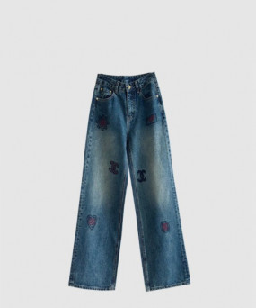 샤넬 데님 팬츠