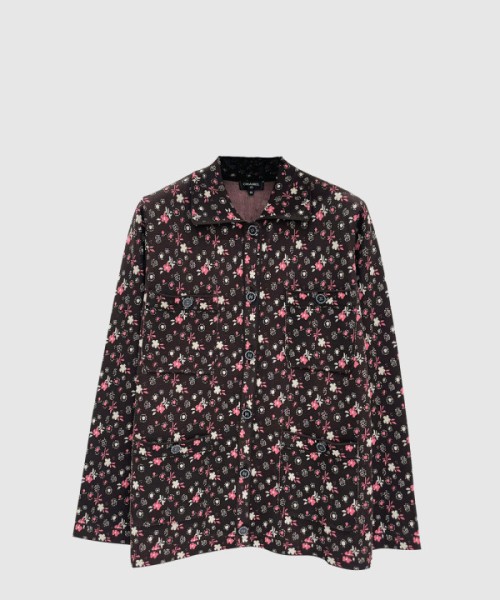 샤넬 로고 프린트 셔츠 톱