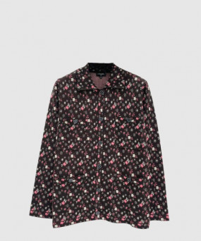 샤넬 로고 프린트 셔츠 톱