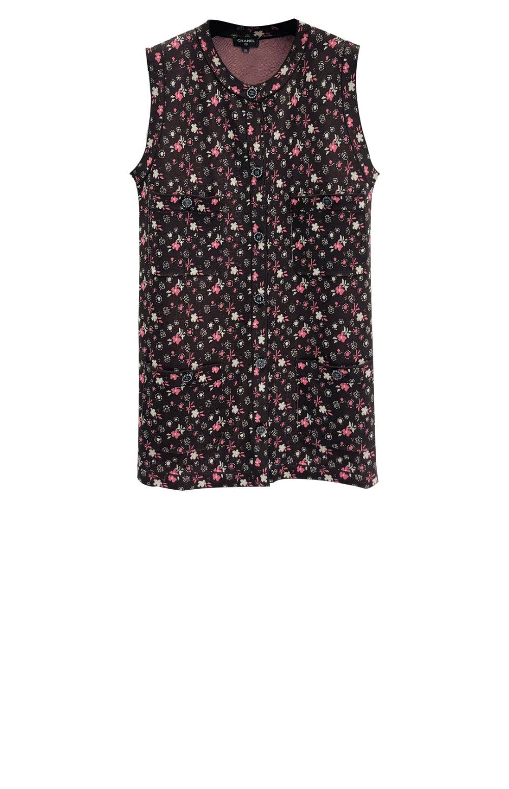 샤넬 로고 니트 원피스