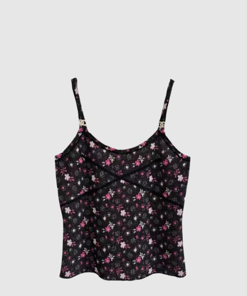 샤넬 로고 니트 상의