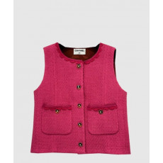 샤넬 로고 프린트 셔츠 톱