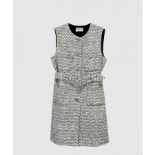 샤넬 로고 니트 원피스