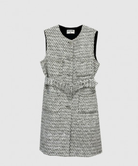 샤넬 로고 니트 원피스