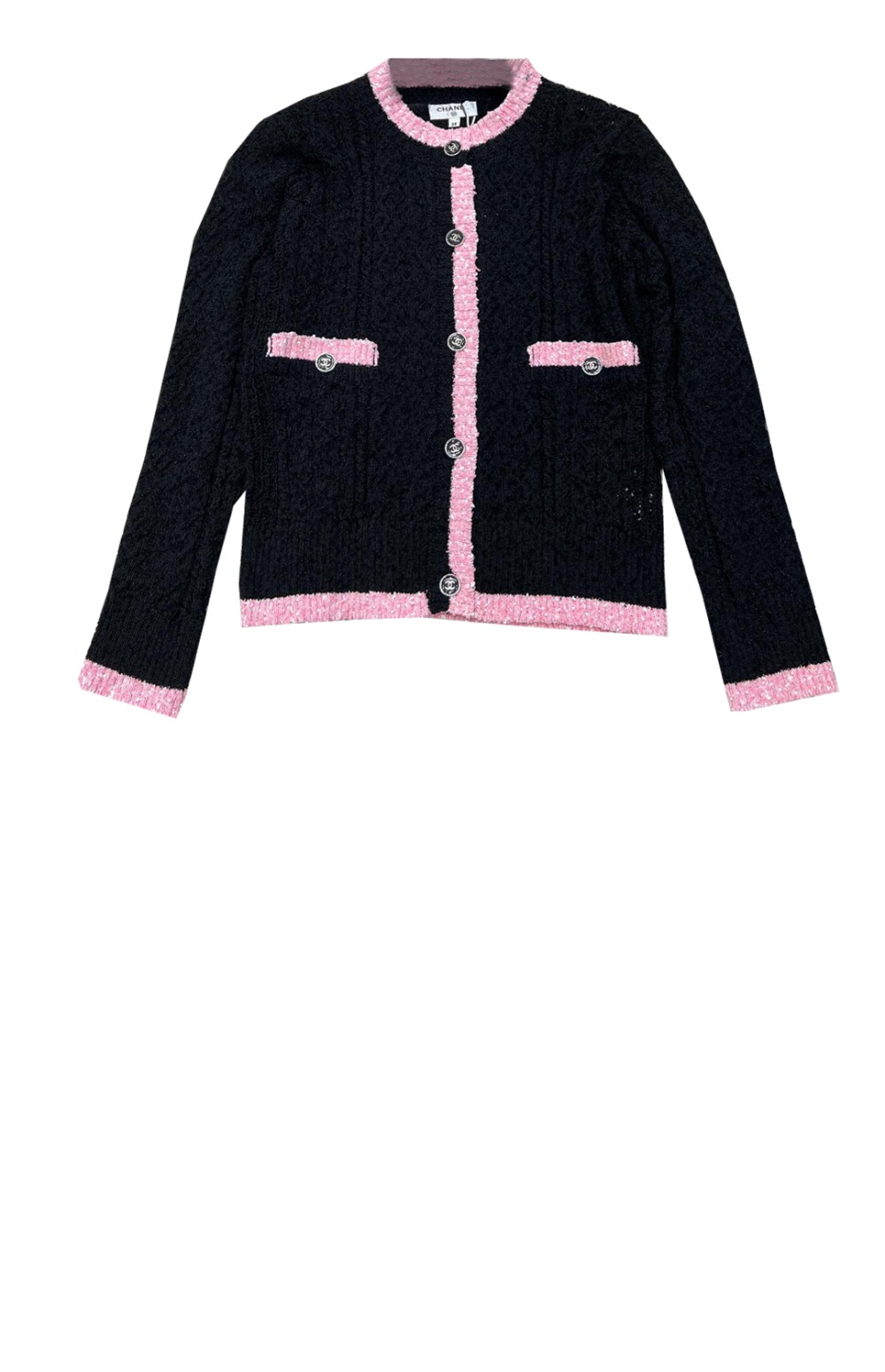 샤넬 로고 니트 상의