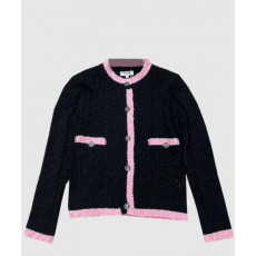 샤넬 로고 니트 상의