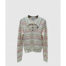 샤넬 로고 니트 상의