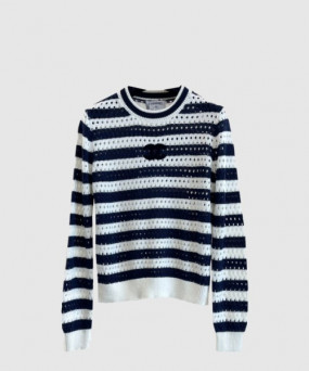 샤넬 로고 니트 상의