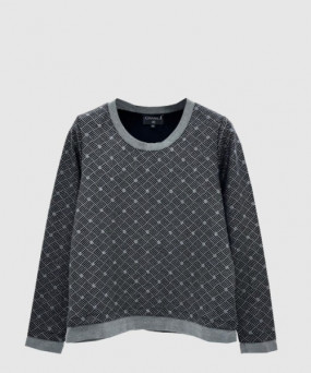 샤넬 로고 니트 상의