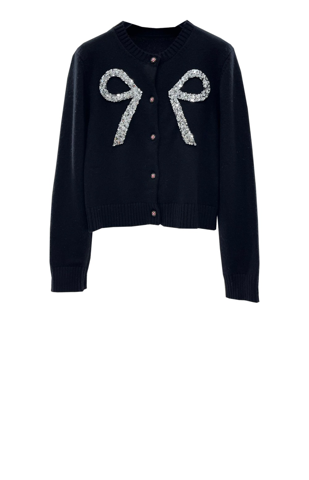 샤넬 로고 니트 상의