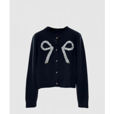 샤넬 로고 니트 상의