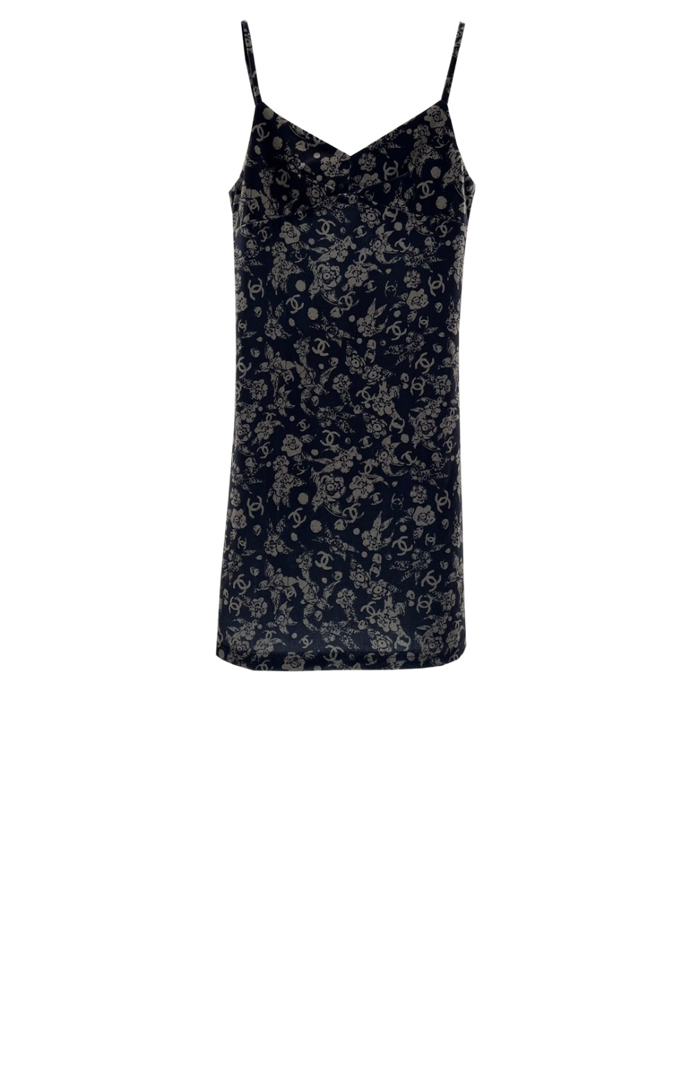 샤넬 로고 니트 원피스