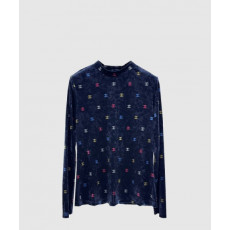 샤넬 로고 니트 상의