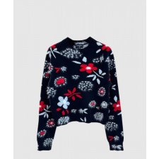 샤넬 로고 니트 상의