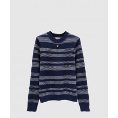 샤넬 프린트 니트 톱