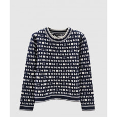 샤넬 로고 니트 상의