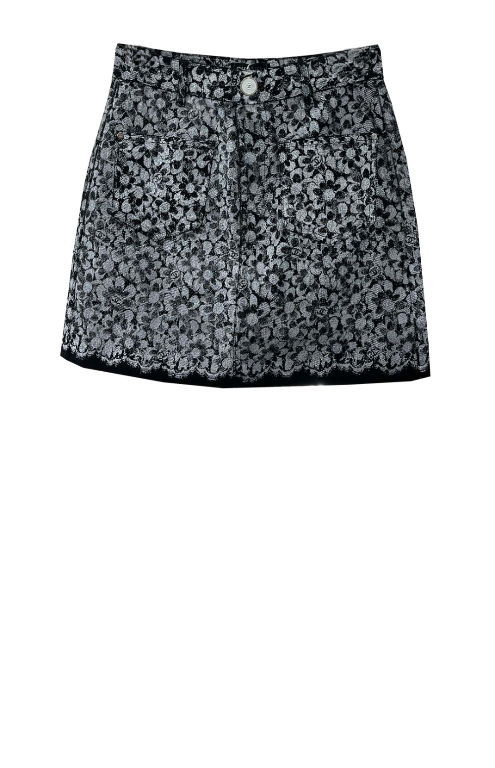 샤넬 로고 하프 스커트