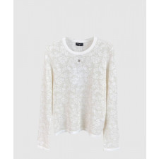 샤넬 로고 니트 상의