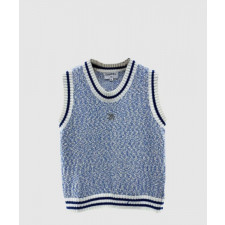 샤넬 로고 니트 상의