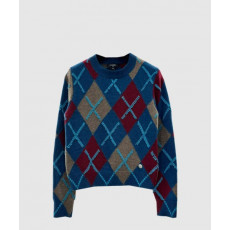 샤넬 로고 니트 상의