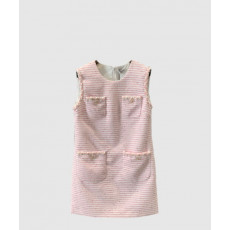 샤넬 플라워 프린트 원피스