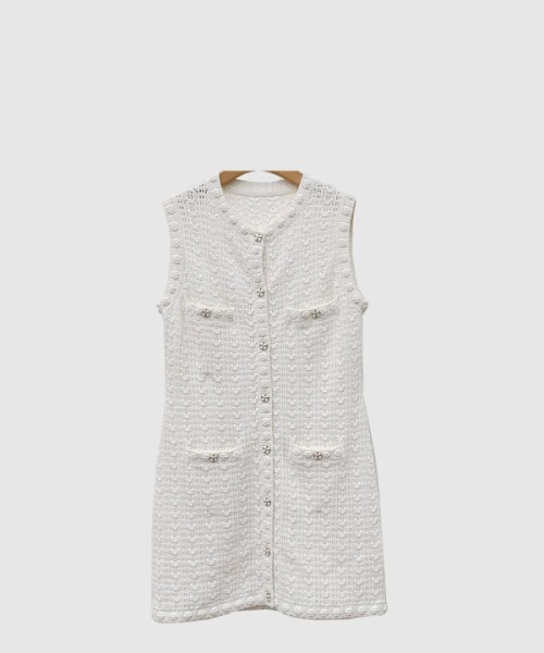 샤넬 로고 원피스