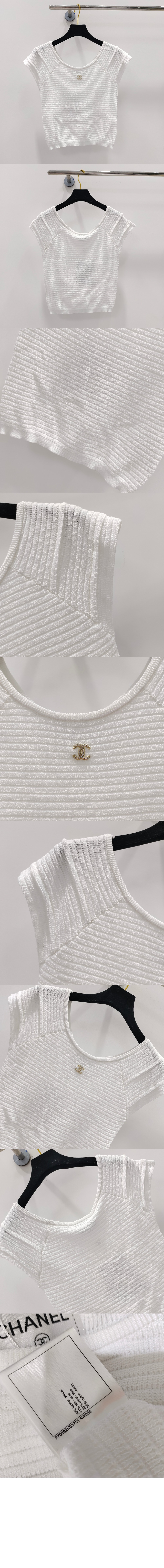 샤넬 니트 톱