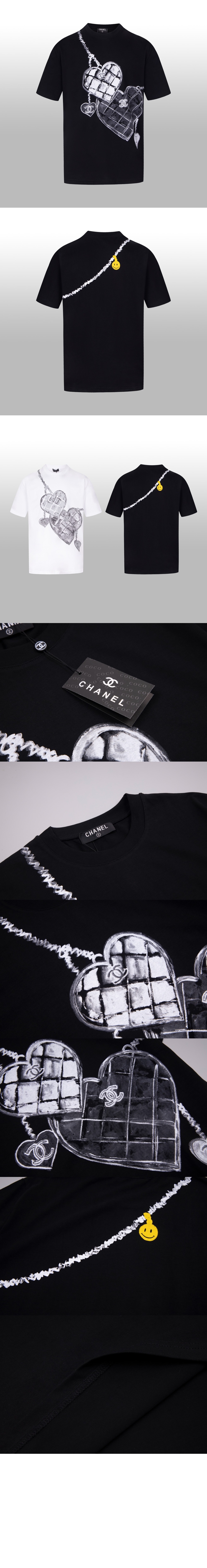 샤넬 플라워 코튼 톱