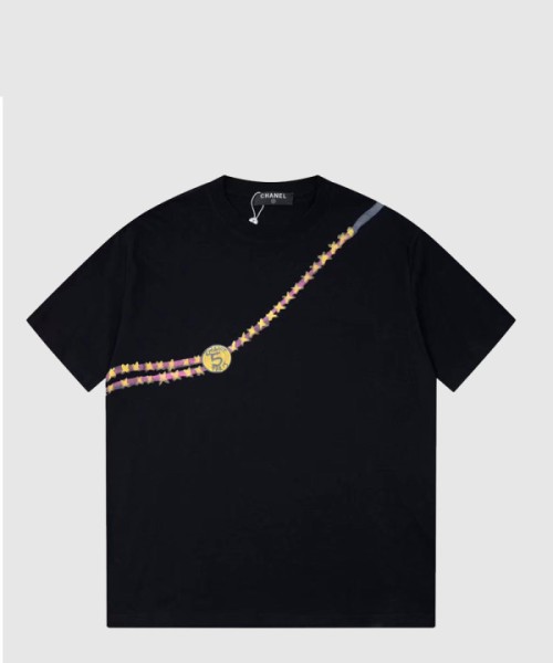 샤넬 로고 프린트 반팔