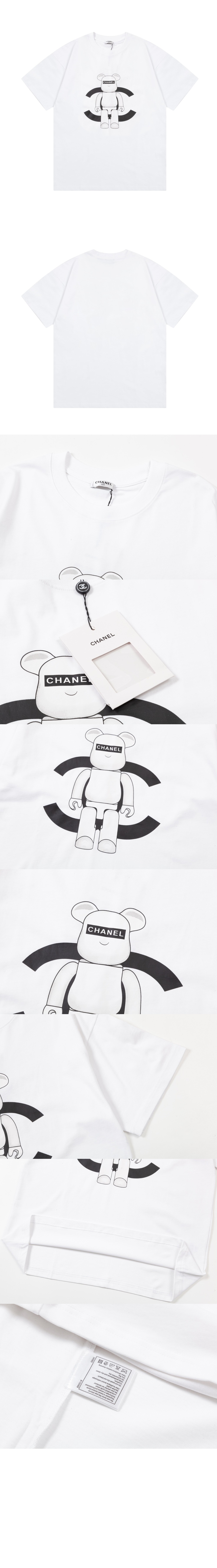 샤넬 로고 프린트 반팔