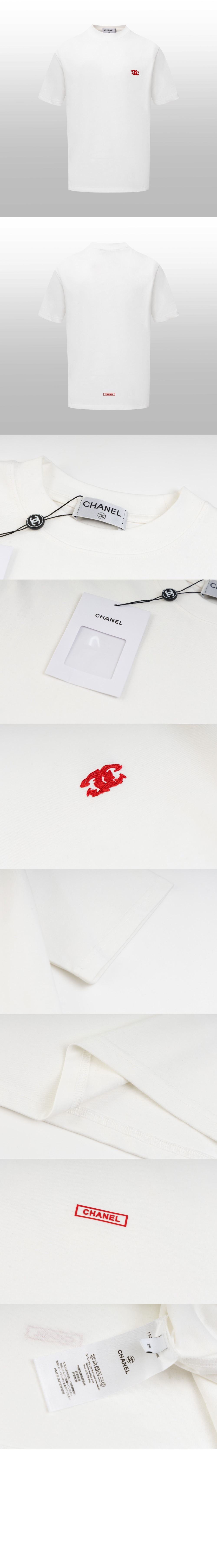 샤넬 플라워 코튼 톱