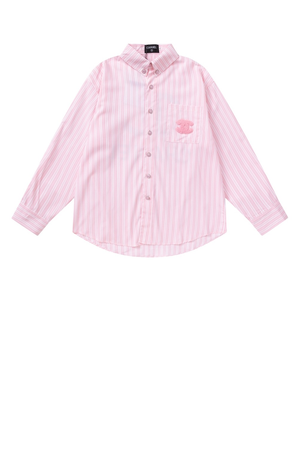 샤넬 로고 도트 셔츠