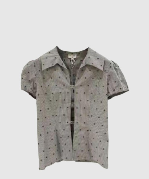 샤넬 로고 프린트 반팔