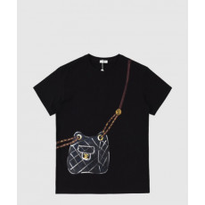 샤넬 로고 프린트 반팔