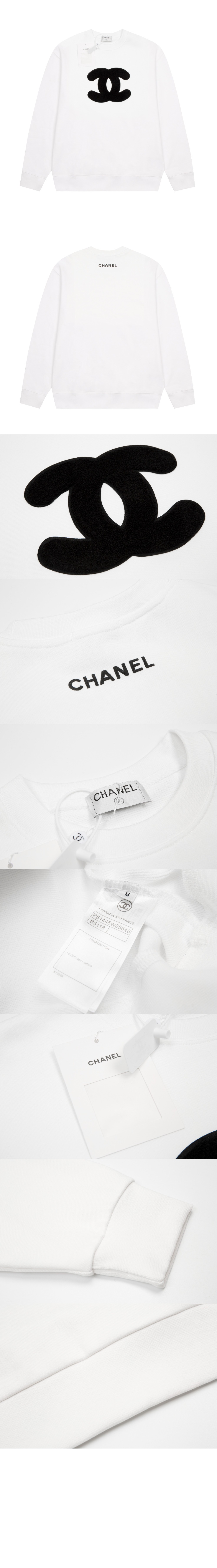 샤넬 플라워 코튼 톱