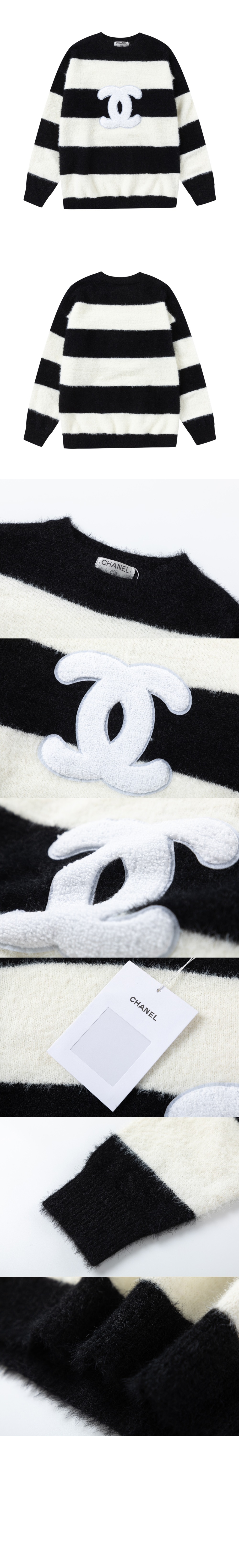 샤넬 플라워 코튼 톱