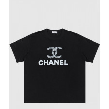 샤넬 로고 프린트 반팔