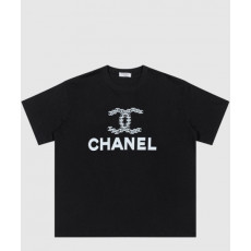 샤넬 로고 프린트 반팔