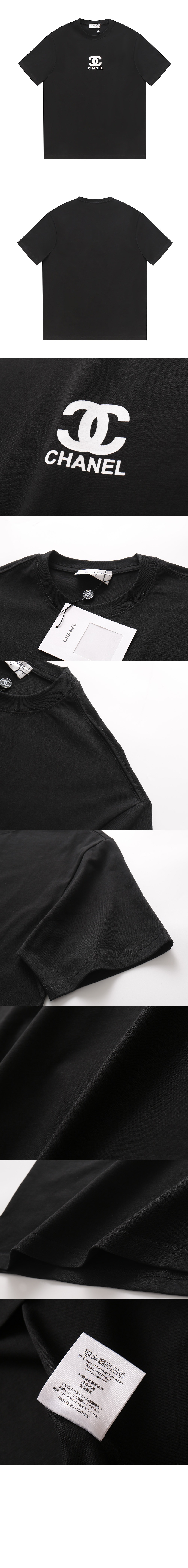 샤넬 로고 프린트 반팔