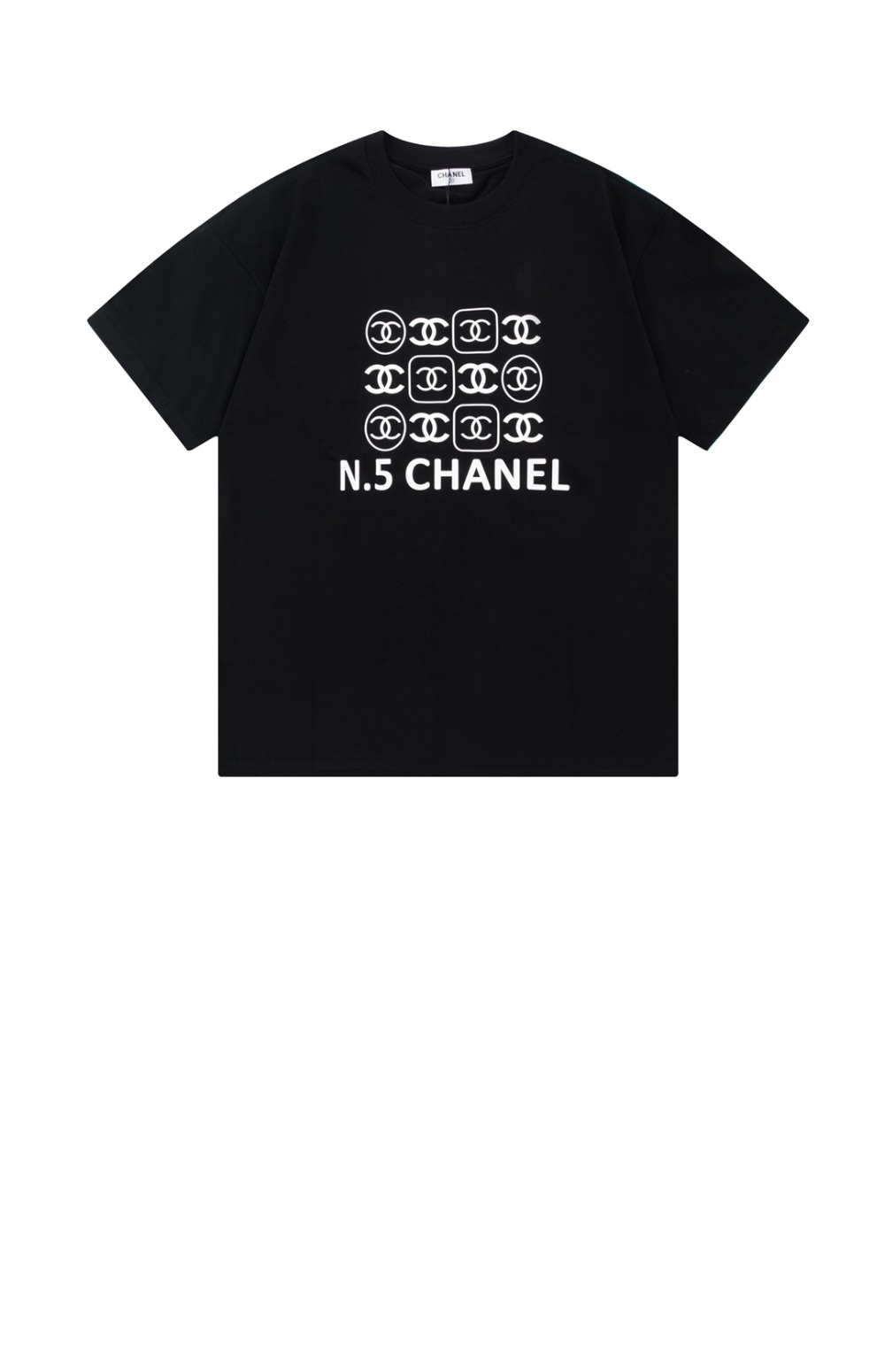 샤넬 로고 프린트 반팔