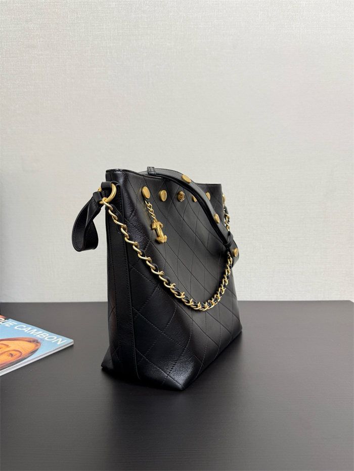 샤넬 골드 코인 히피 호보백 라지