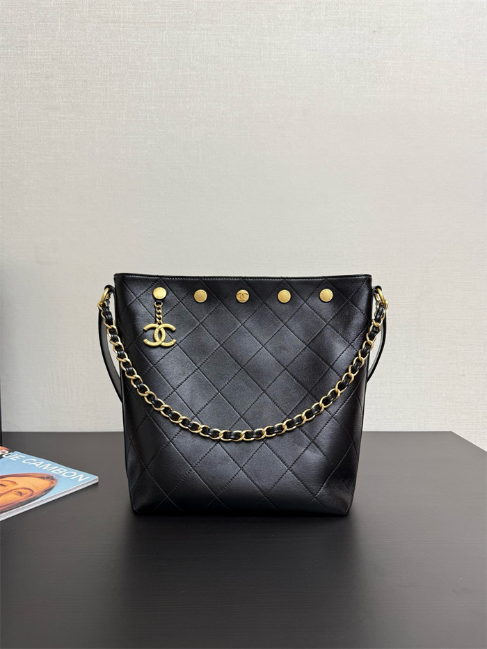 샤넬 골드 코인 히피 호보백 라지