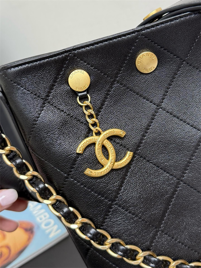 샤넬 골드 코인 히피 호보백 라지