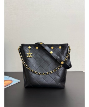 샤넬 골드 코인 히피 호보백 라지