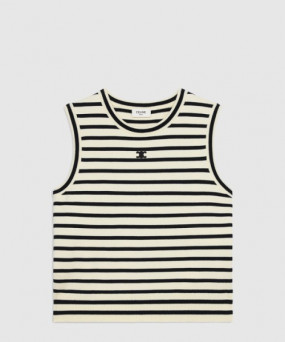 셀린느 트리옹프 슬리브리스 마리니에르 스웨터